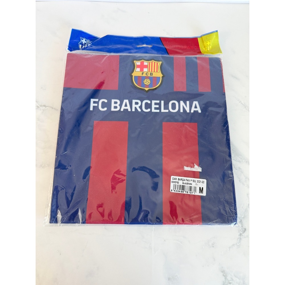 FC Barcelona Jersey 2021-22 Season Home Kit NEW Unopened Size Medium
